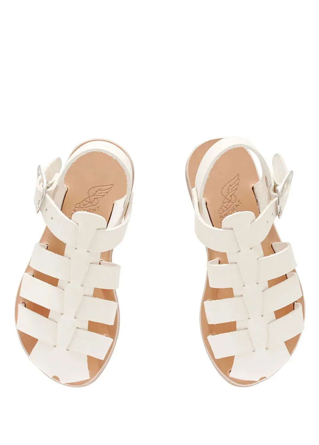 Сандалии детские Ancient Greek Sandals Little Ektoras, off-white — фото 3