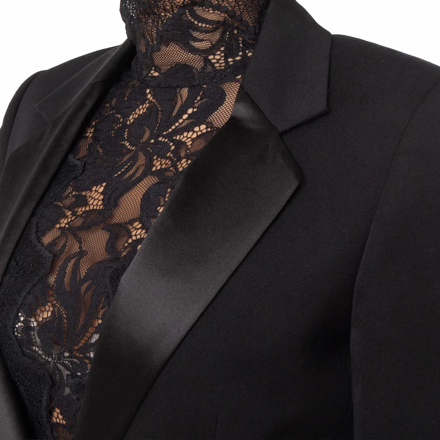 Жакет из шерсти grain de poudre Burberry, Black — фото 3