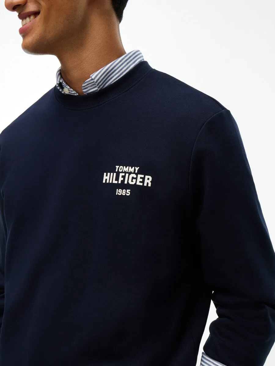 Толстовка TOMMY HILFIGER '1985' цвета морской волны — фото 3