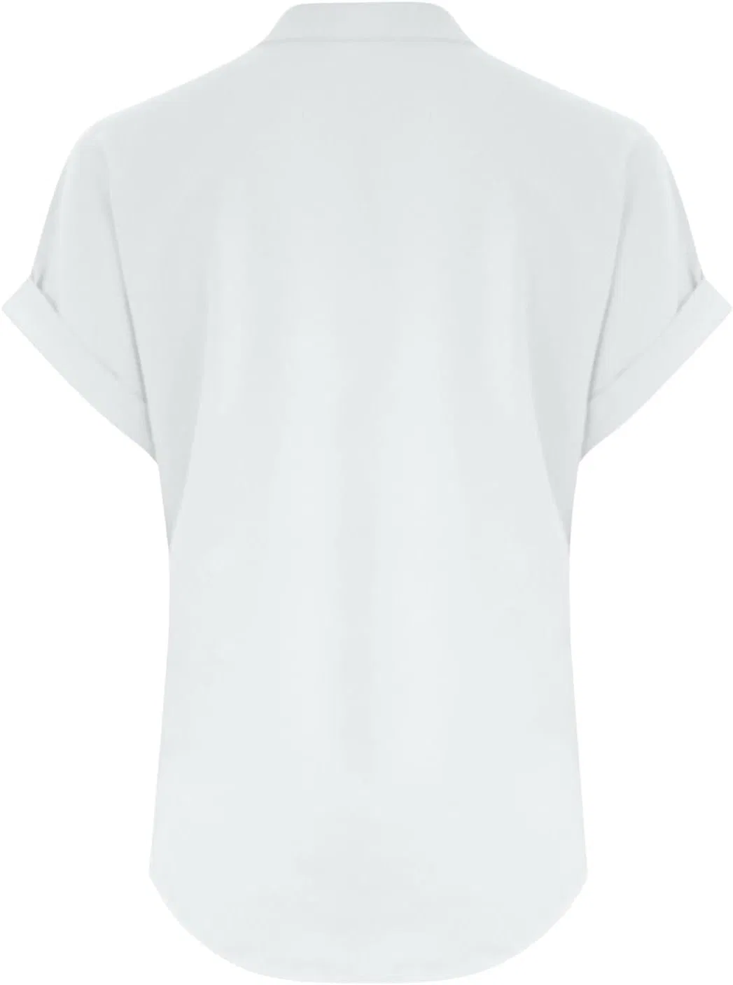 Женская футболка с V-образным вырезом Casual Loose, 01-white — фото 4