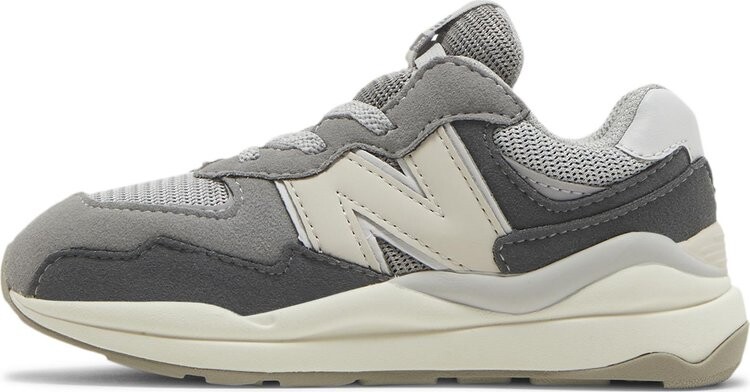 Кроссовки New Balance 57/40 Bungee Toddler 'Castlerock Moonbeam', серый — фото 4