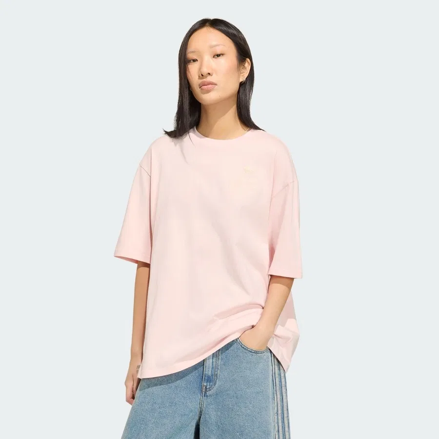 Футболка с принтом GFX Tee adidas, Розовый