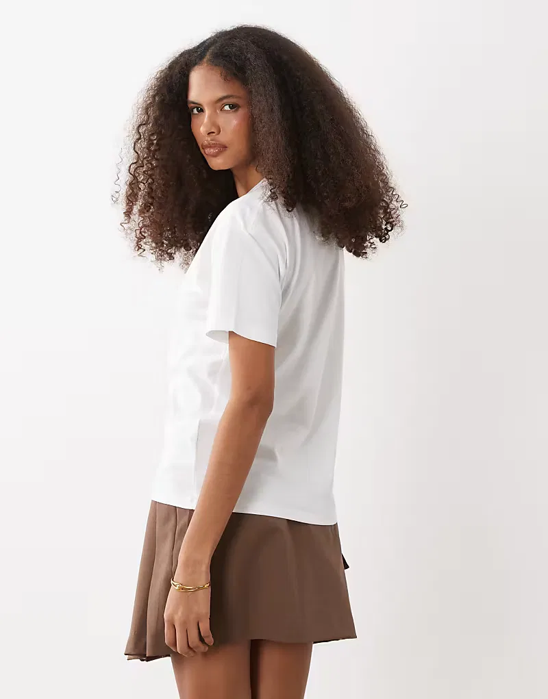 Классическая футболка Polo Ralph Lauren Wimbledon с принтом медведя, белый — фото 4