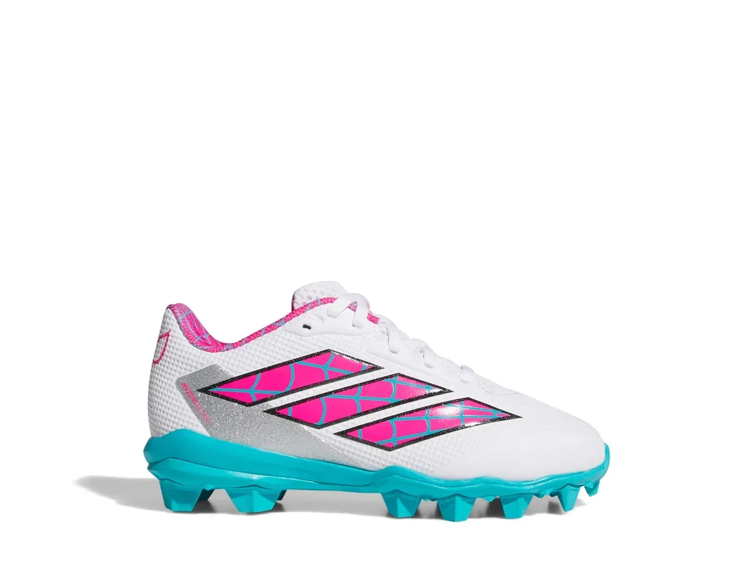 Кроссовки бейсбольные Adizero Instinct 2.0 Gwen Stacey Ghost Spider, adidas, белый/мультиколор — фото 2