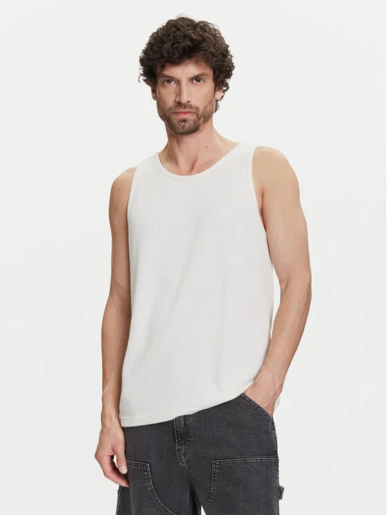 Майка regular fit Gap, кремовый