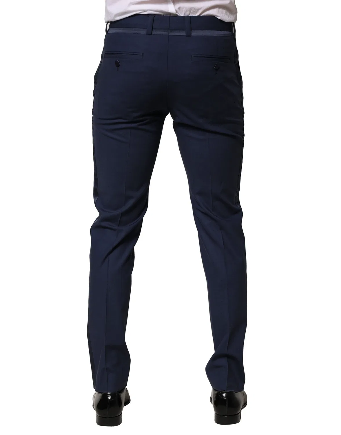 Мужские классические брюки из шерсти Dolce & Gabbana, Dark Blue — фото 4