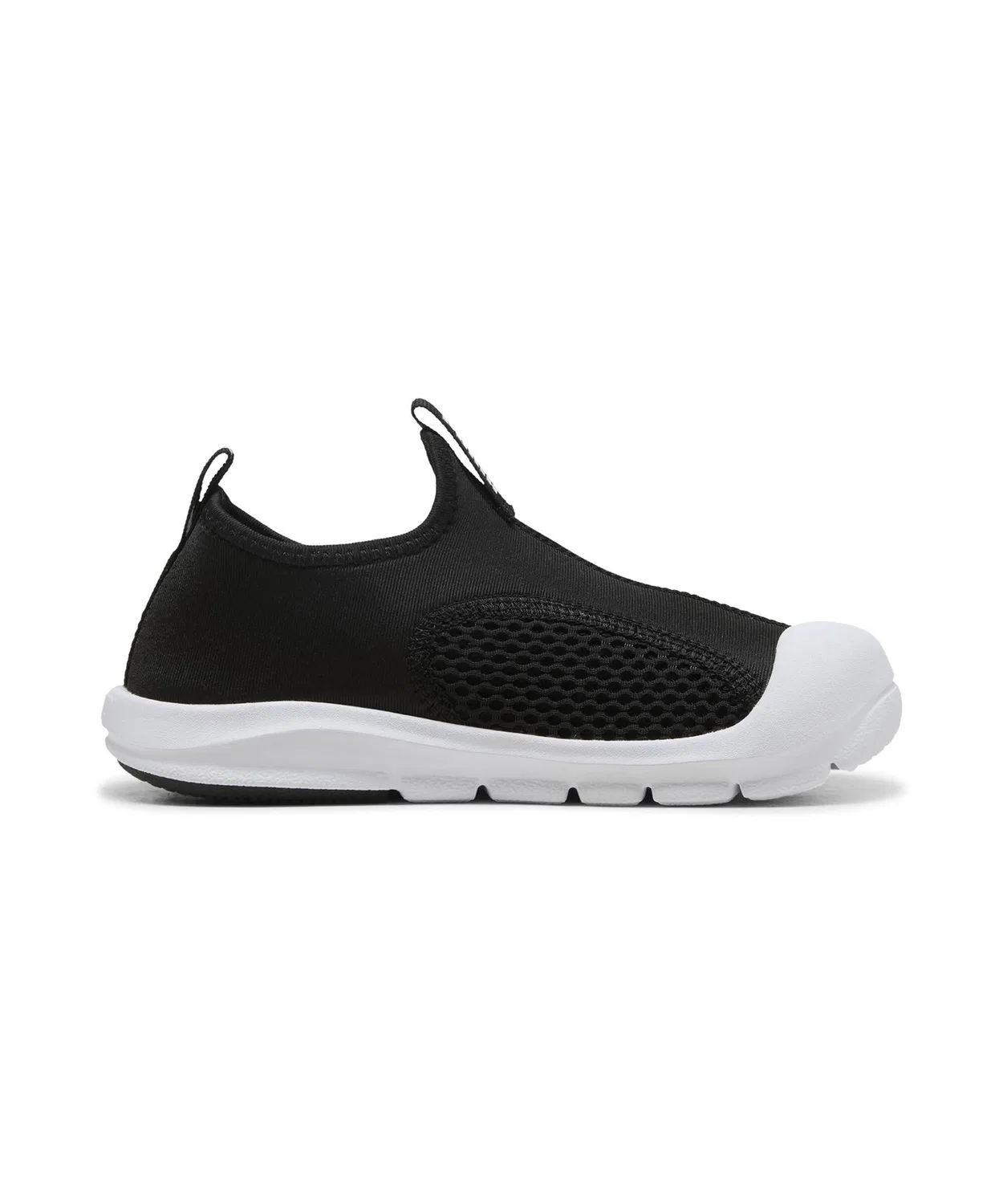 Детские сандалии-слипоны с водоотталкивающим верхом PUMA Fan Racer Water Sandal PS, Black — фото 4