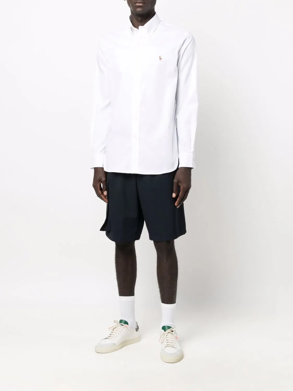 Polo Ralph Lauren Рубашка Оксфорд Polo Pony белая — фото 4