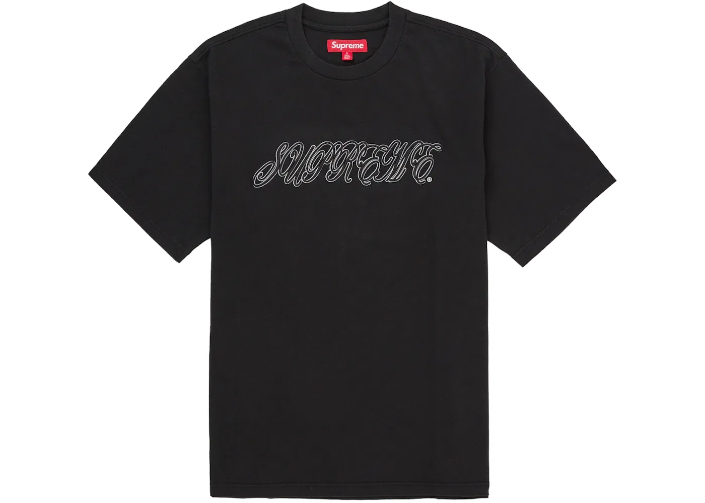 Мужская футболка с принтом Supreme Top, Black