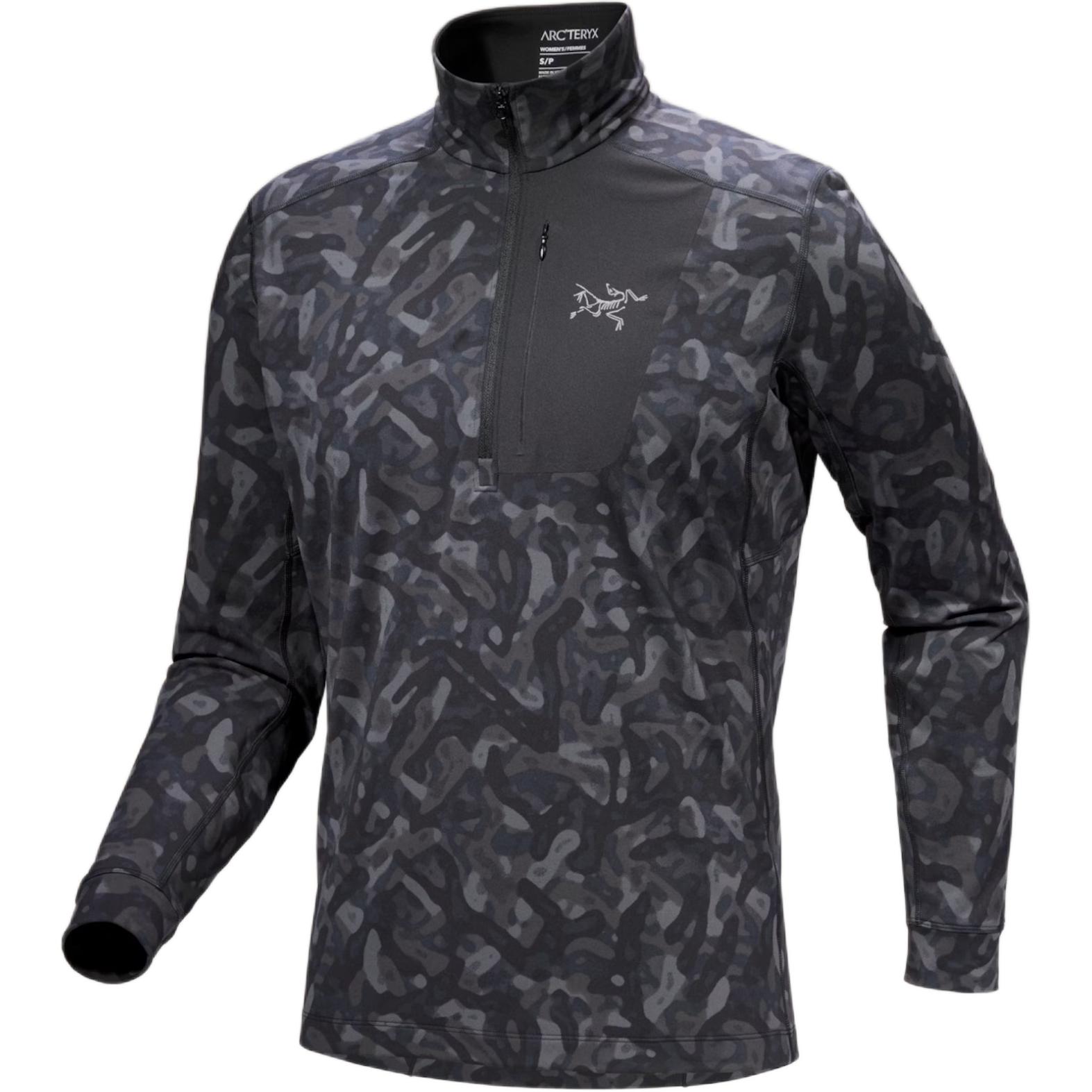 Arcteryx RHO FW24 LT Zip Neck Print Men's Jacket Men's Black — фото 4