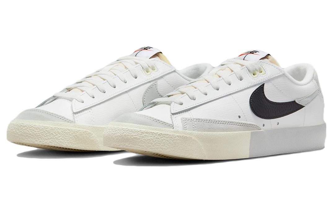 Кроссовки Nike Blazer Low '77, белый/черный — фото 3
