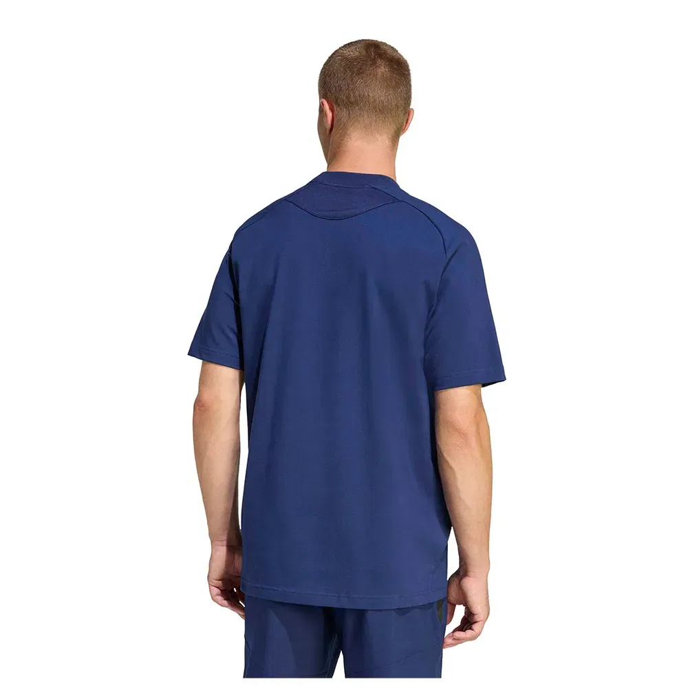Мужская футболка с коротким рукавом Tiro Travel Adidas, Blue — фото 2