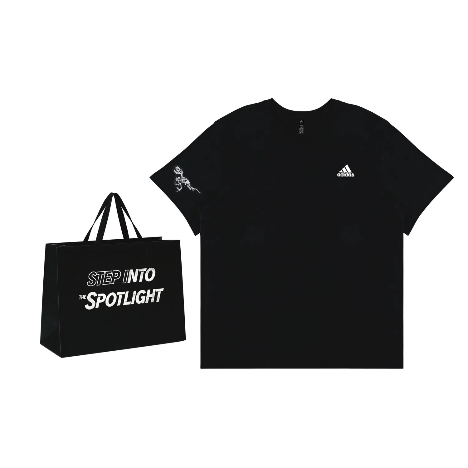 Футболка с принтом, Adidas, Black — фото 3