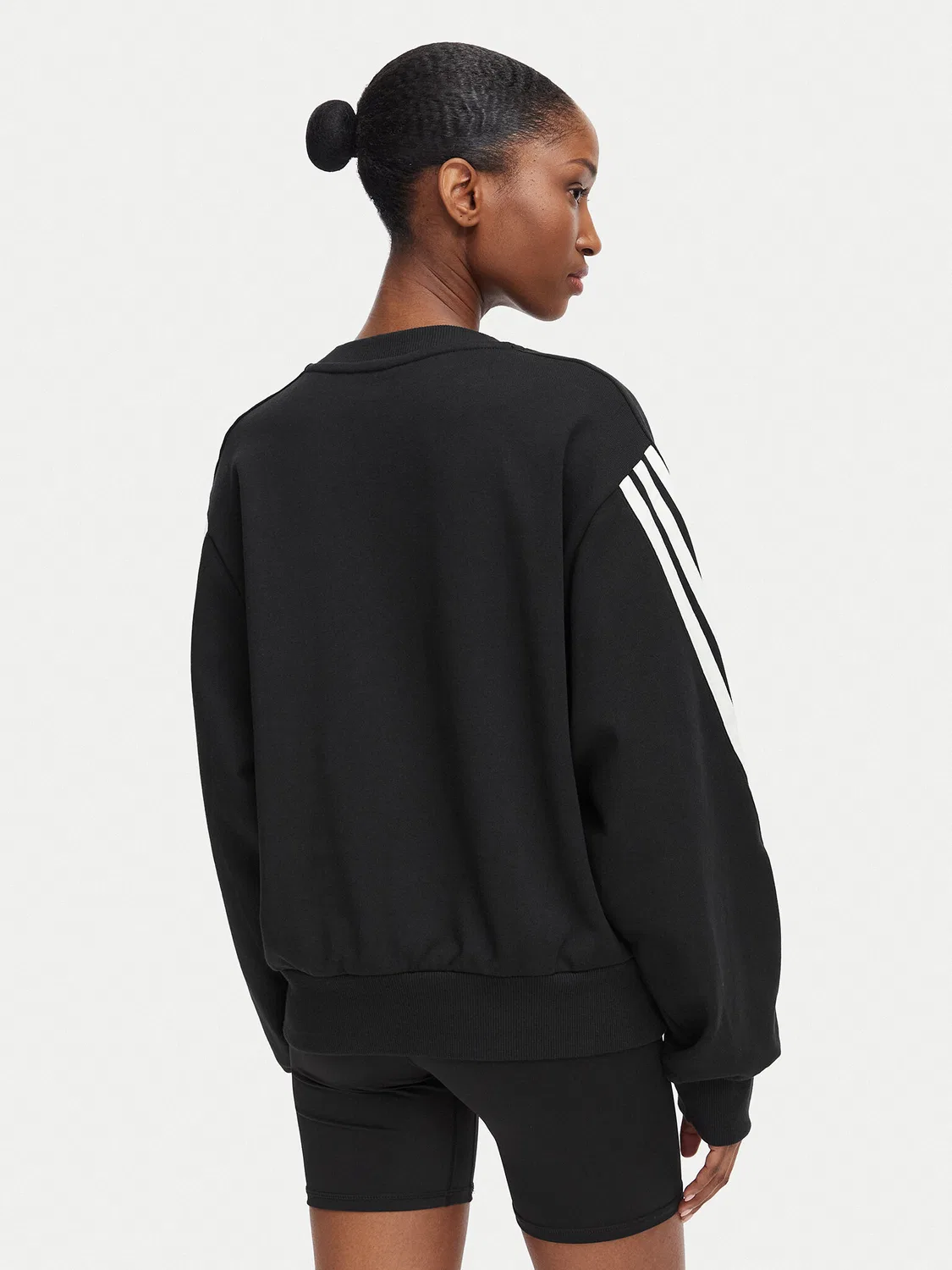Женская толстовка стандартного кроя Kit Adidas, черный — фото 3