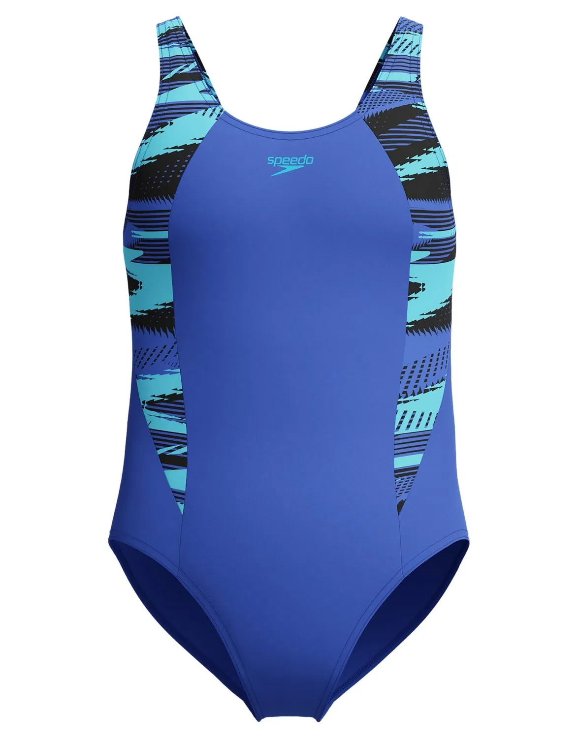 Детский купальник с открытой спиной Hyperboom Splice Muscleback Speedo, Blau Grun
