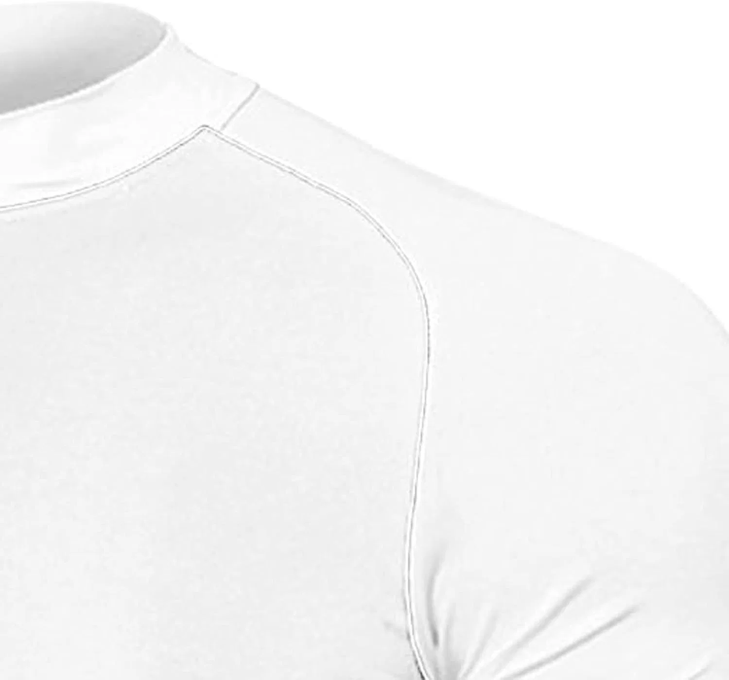 Мужская классическая футболка с контрастным воротником Regular Fit, White — фото 4