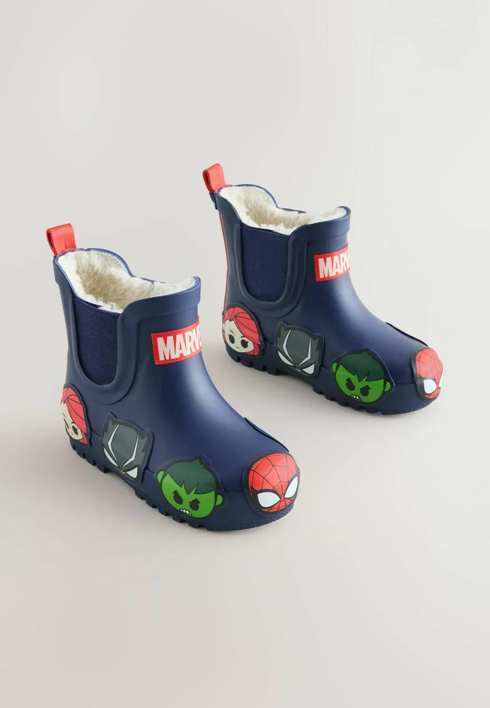 Резиновые сапоги стандартного кроя - Marvel до щиколотки Next, Navy — фото 2