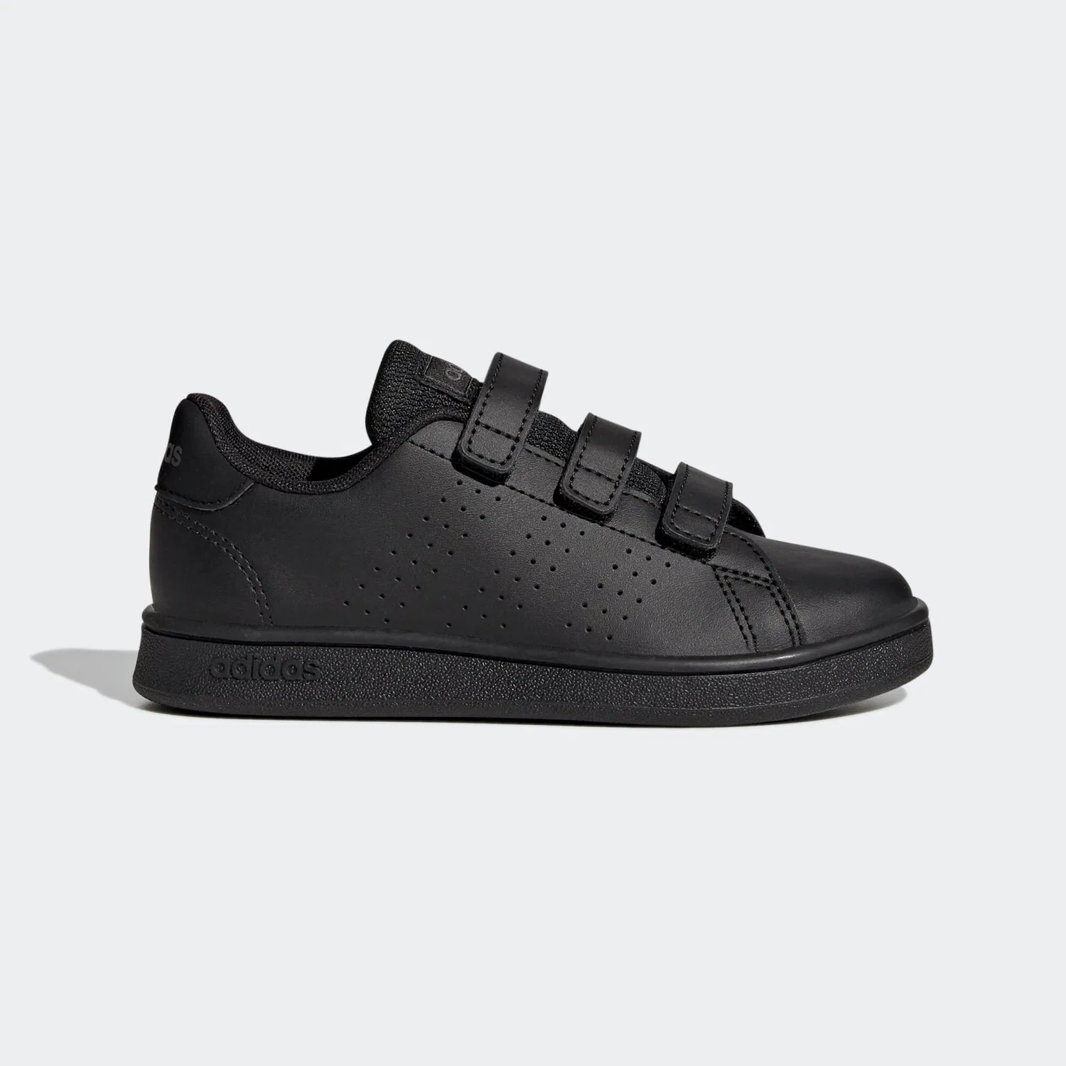 Детские кроссовки с липучкой Advantage Court Lifestyle Hook-and-Loop Adidas, Schwarz Grau