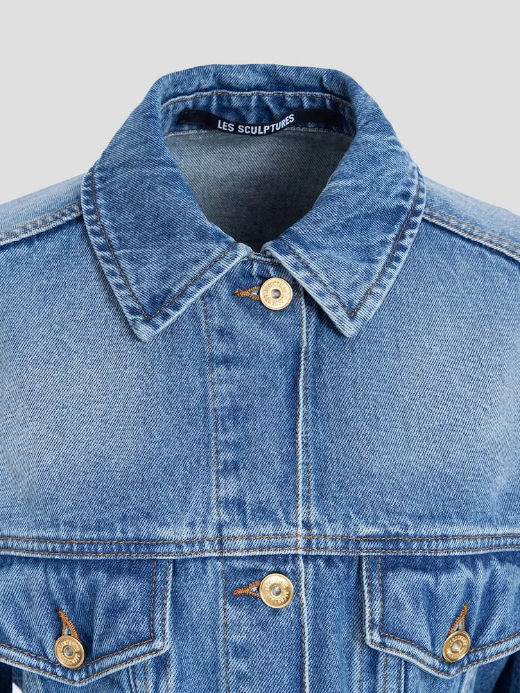 Джинсовая куртка с короткой длиной, модель La Veste De-Nîmes JACQUEMUS, Blue — фото 3
