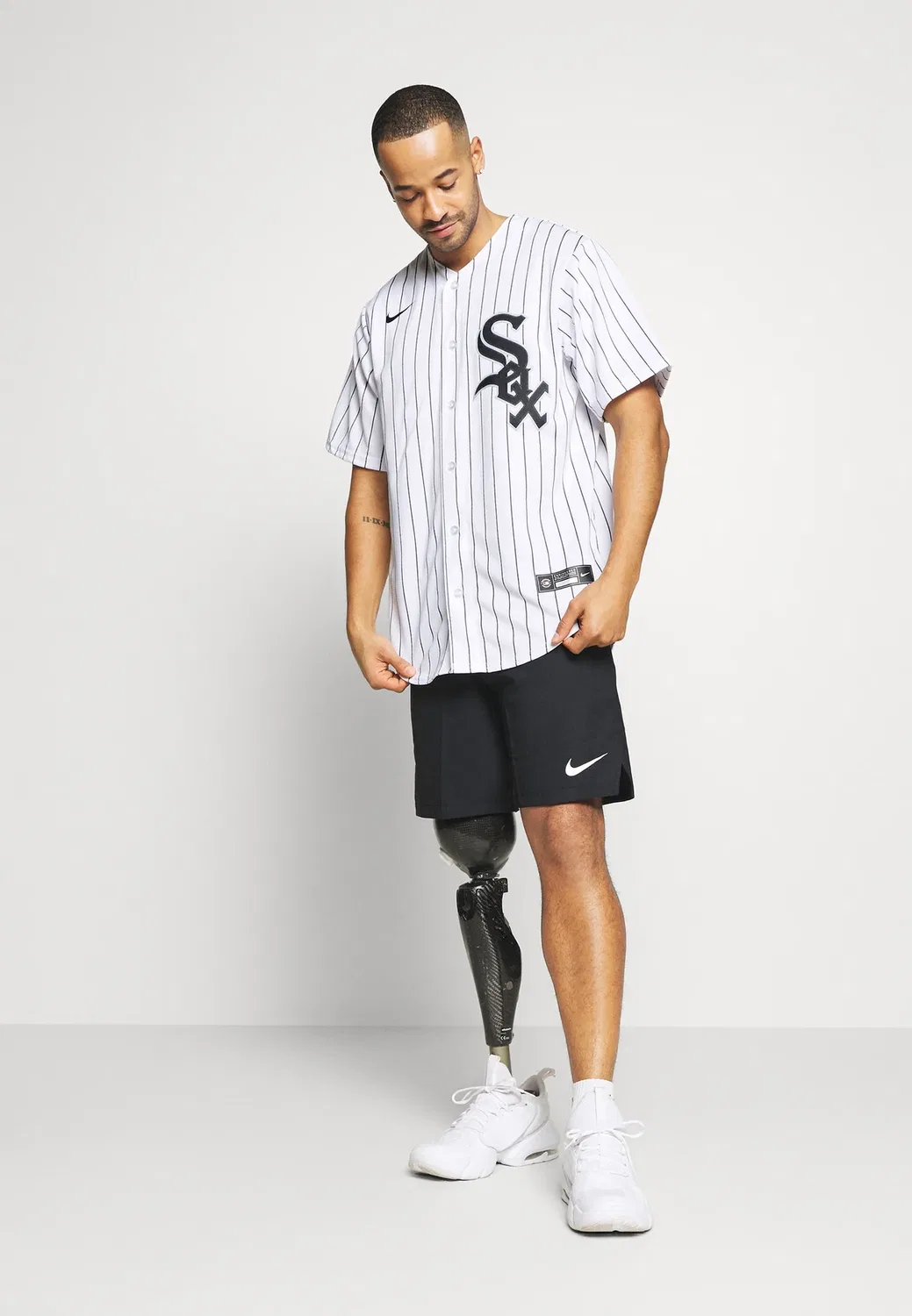 Домашняя форма унисекс для бейсбольной команды Chicago White Sox (MLB) Nike Performance, White/Black