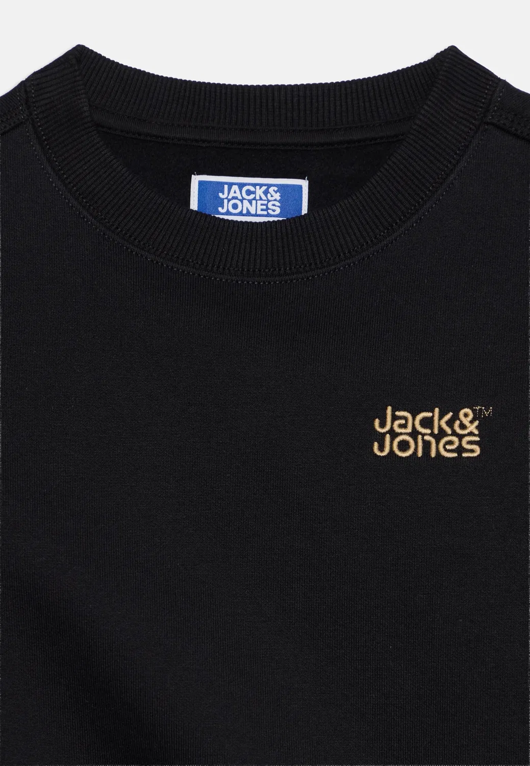 Свитшот Jjecolton с круглым вырезом Jack & Jones Junior, Black — фото 4