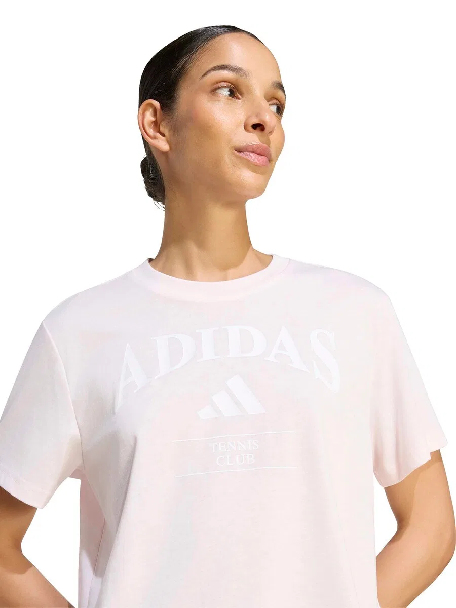 Спортивная футболка ADIDAS PERFORMANCE Performance Shirt 'HRTG' пастельно-розового цвета — фото 2