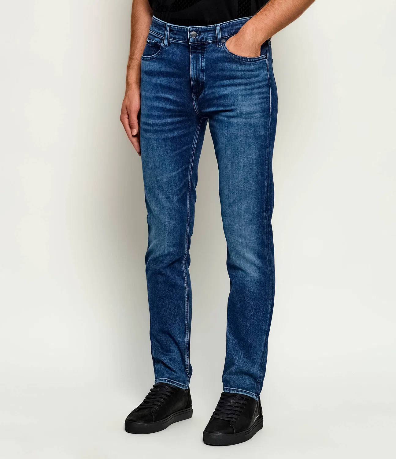 Джинсы slim fit C-Delaware Boss, темно-синий — фото 3