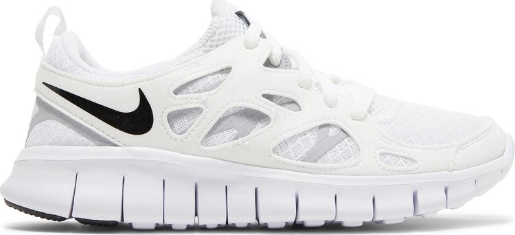 

Кроссовки Nike Free Run 2 GS 'White Black', белый