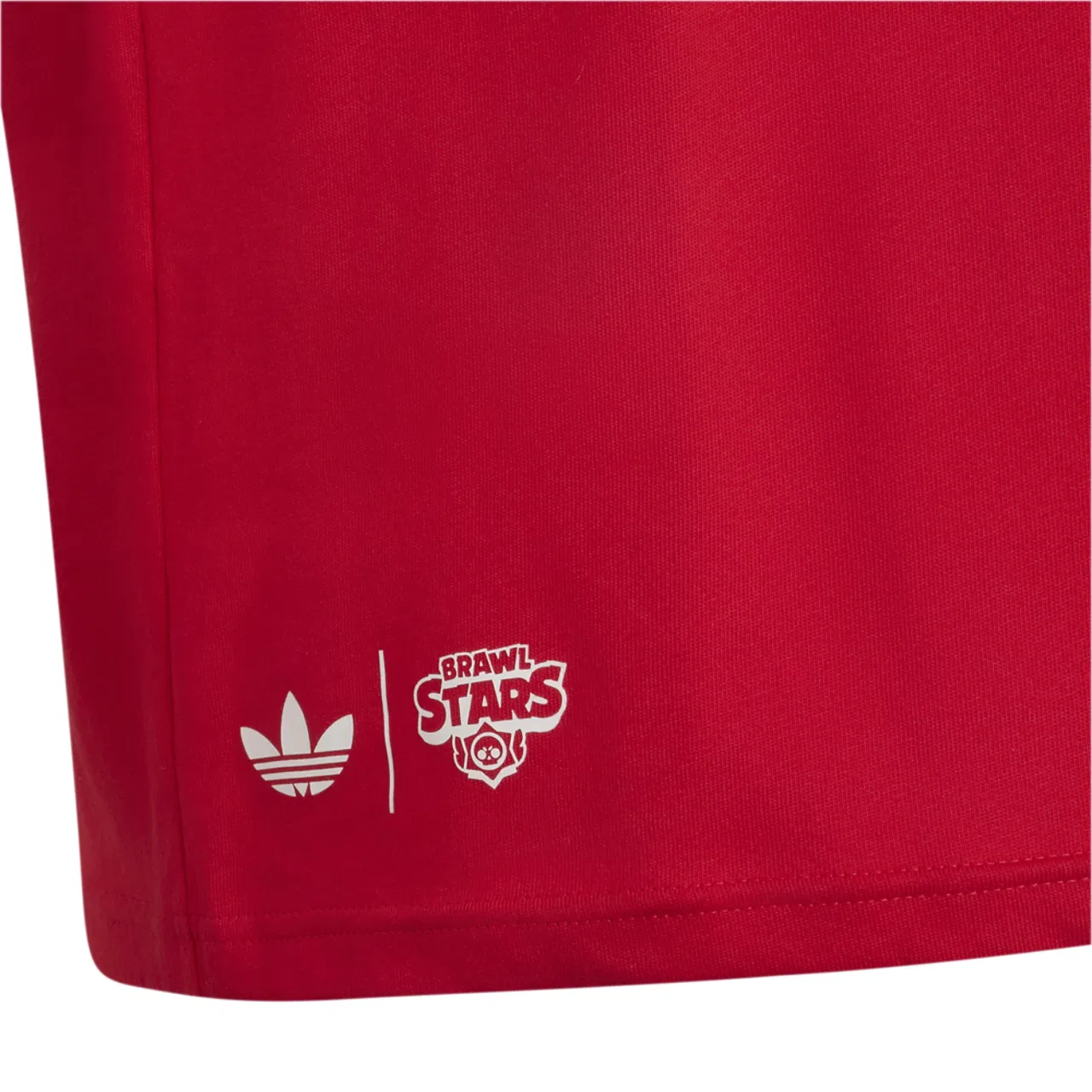Детская футболка с принтом Spike, adidas Originals, Pure Ruby White — фото 3
