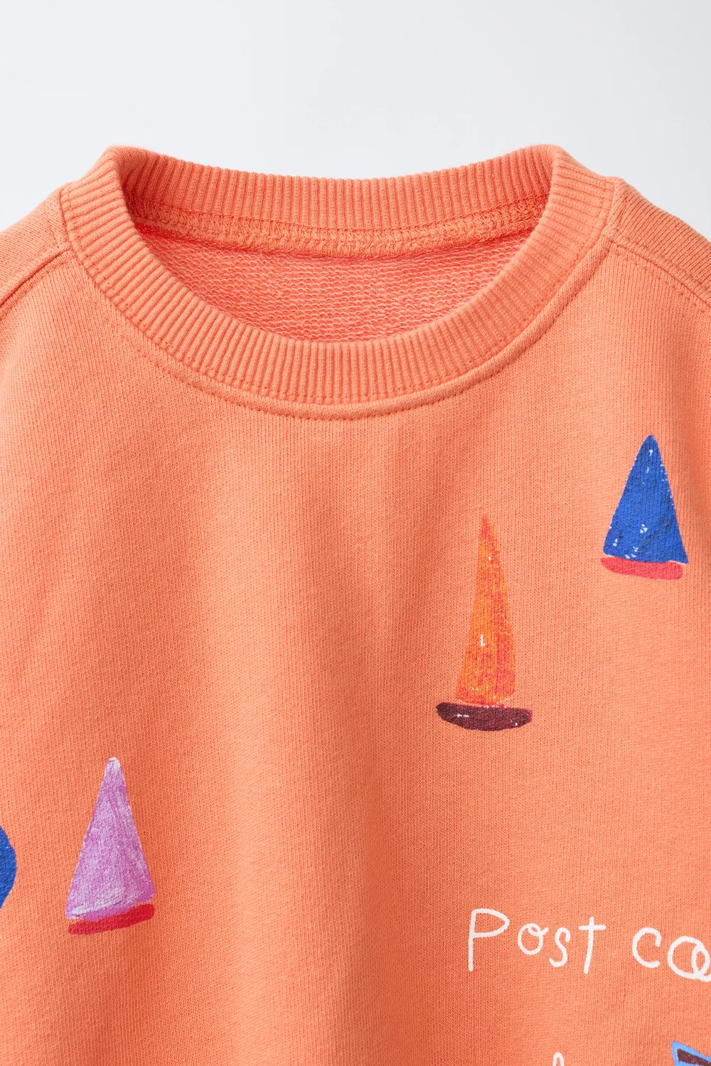 СВИТШОТ ИЗАБЕЛЬ ВАНДЕПЛАШЕ ЛОДКА ZARA, Orange — фото 3
