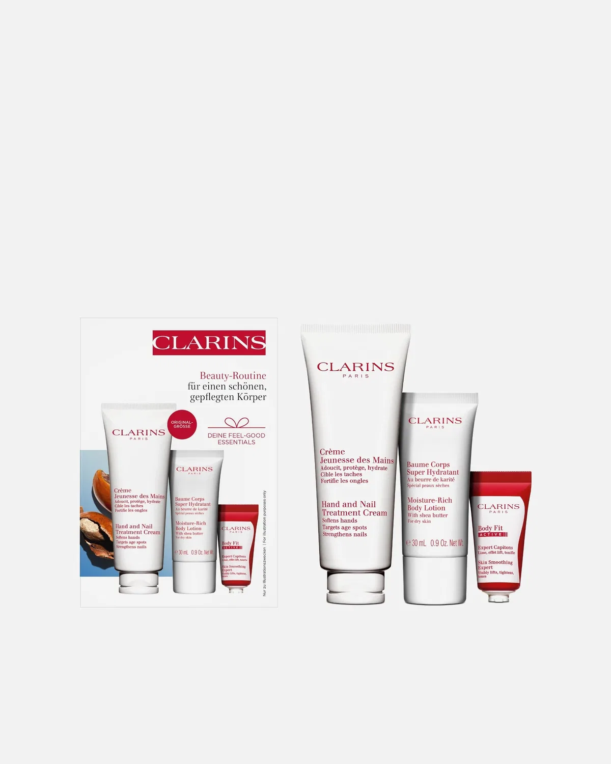 Набор для ухода за телом: все необходимое для хорошего самочувствия Clarins, 1 Stück