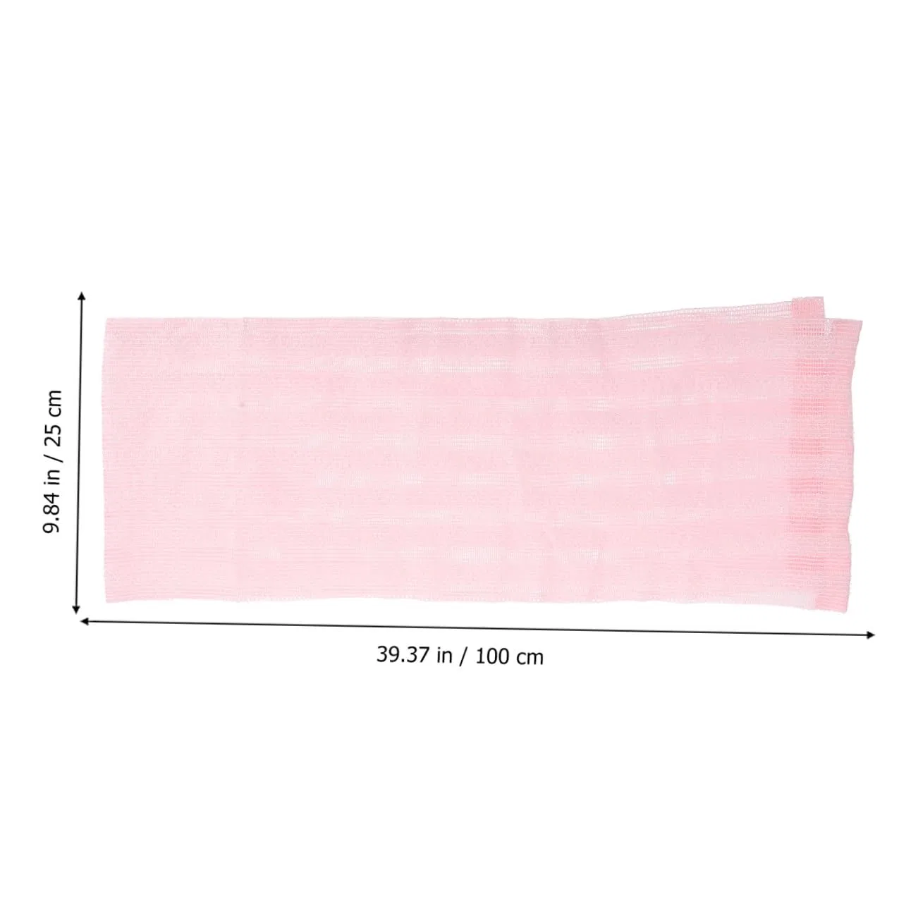 Эксфолиирующее полотенце для тела VALICLUD, 100x20 см, 50 г, Pink — фото 2