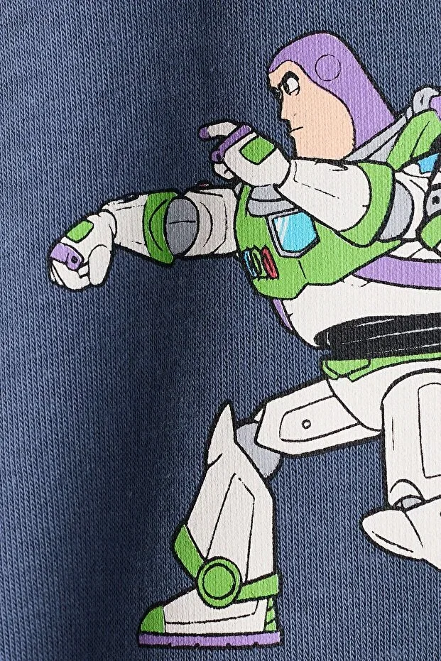 Детские свитшот с принтом Toy Story H&M, Dusty Blue Toy Story — фото 3