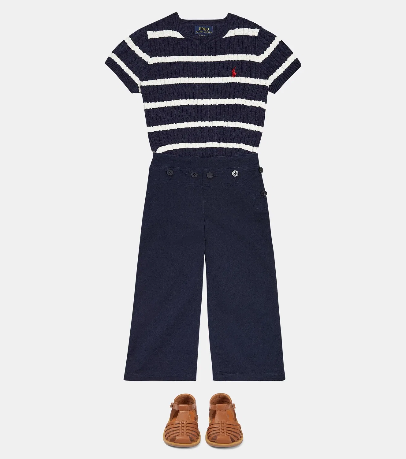 Штаны хлопковые Polo Ralph Lauren Kids, синий — фото 2