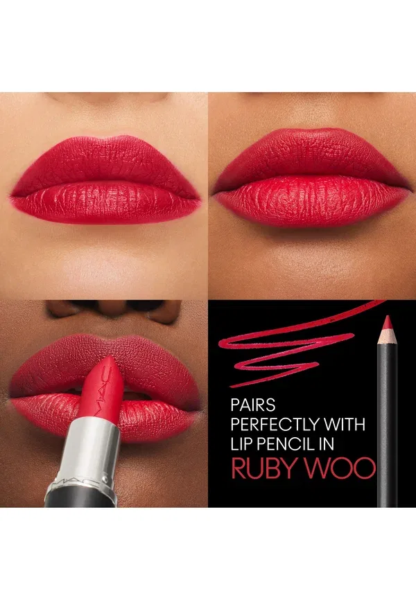 Помада матовая Ximal Silky Matte Lipstick Mac Ruby Woo, 3.5 г, цвет ruby woo — фото 2