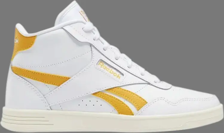 

Кроссовки wmns club high 'white fierce gold' Reebok, белый