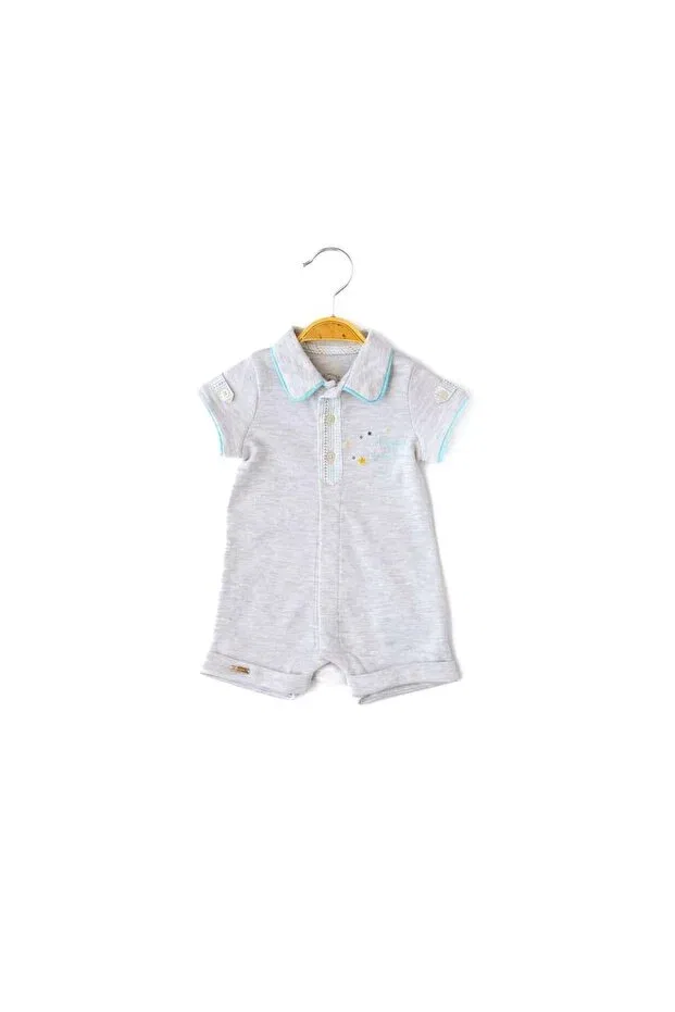 Детский комбинезон для мальчиков хлопковый Babydola, Grey