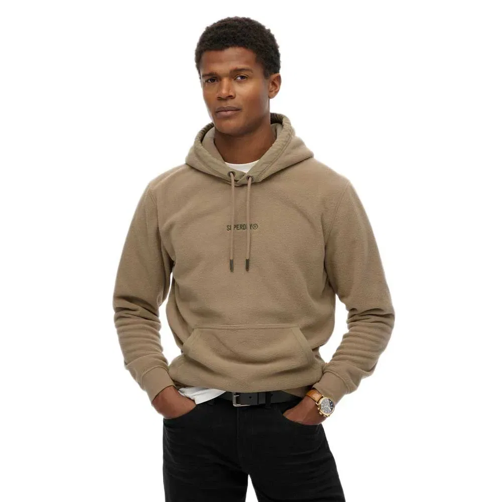 Худи с логотипом Superdry, бежевый