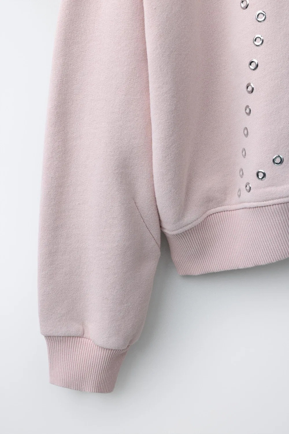 Толстовка на молнии со звездами ZARA, Pink — фото 3
