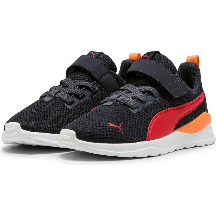 Детские кроссовки на липучках Anzarun Lite AC+ PS Puma, Красный — фото 2