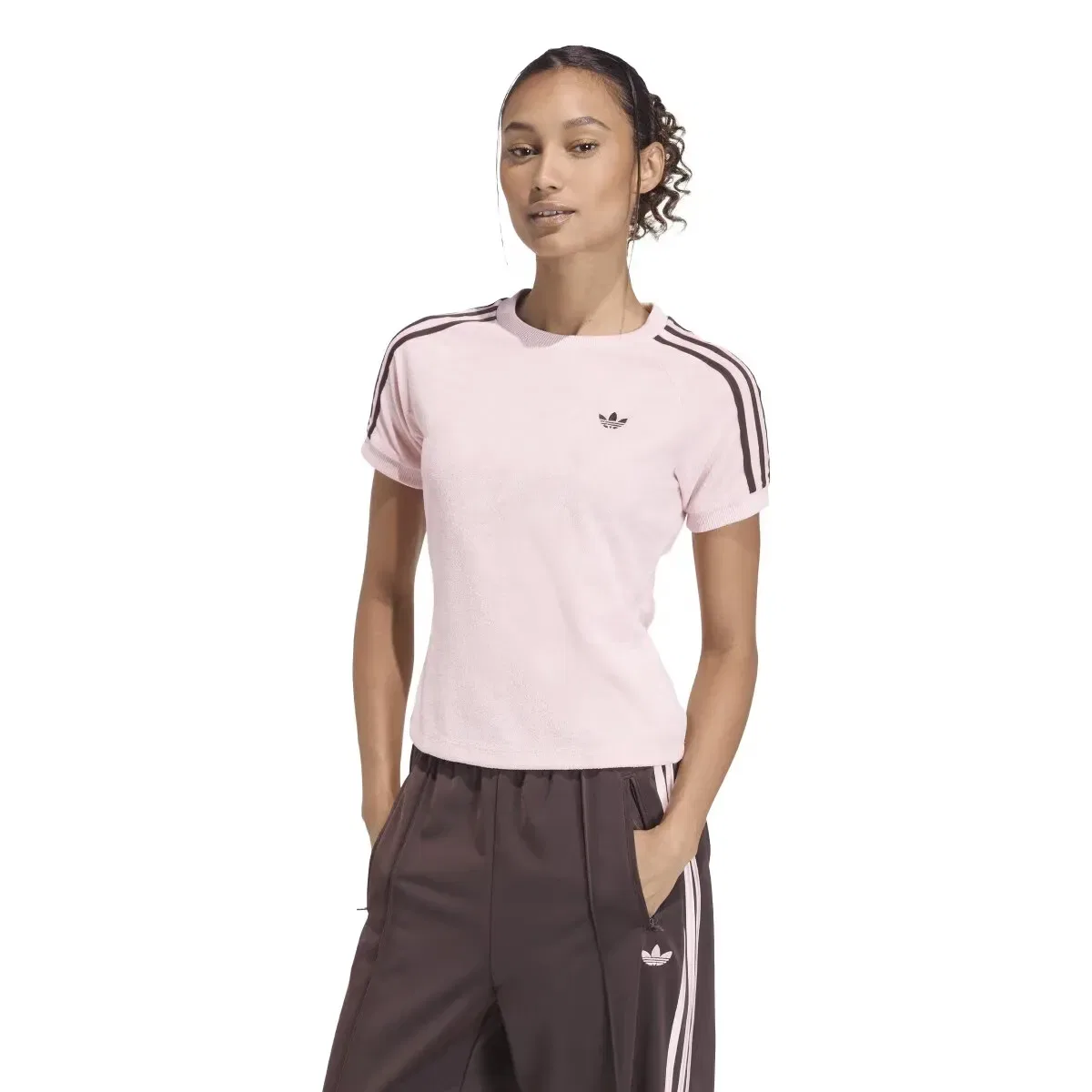 Женская футболка хлопковая adidas Originals, Rosa