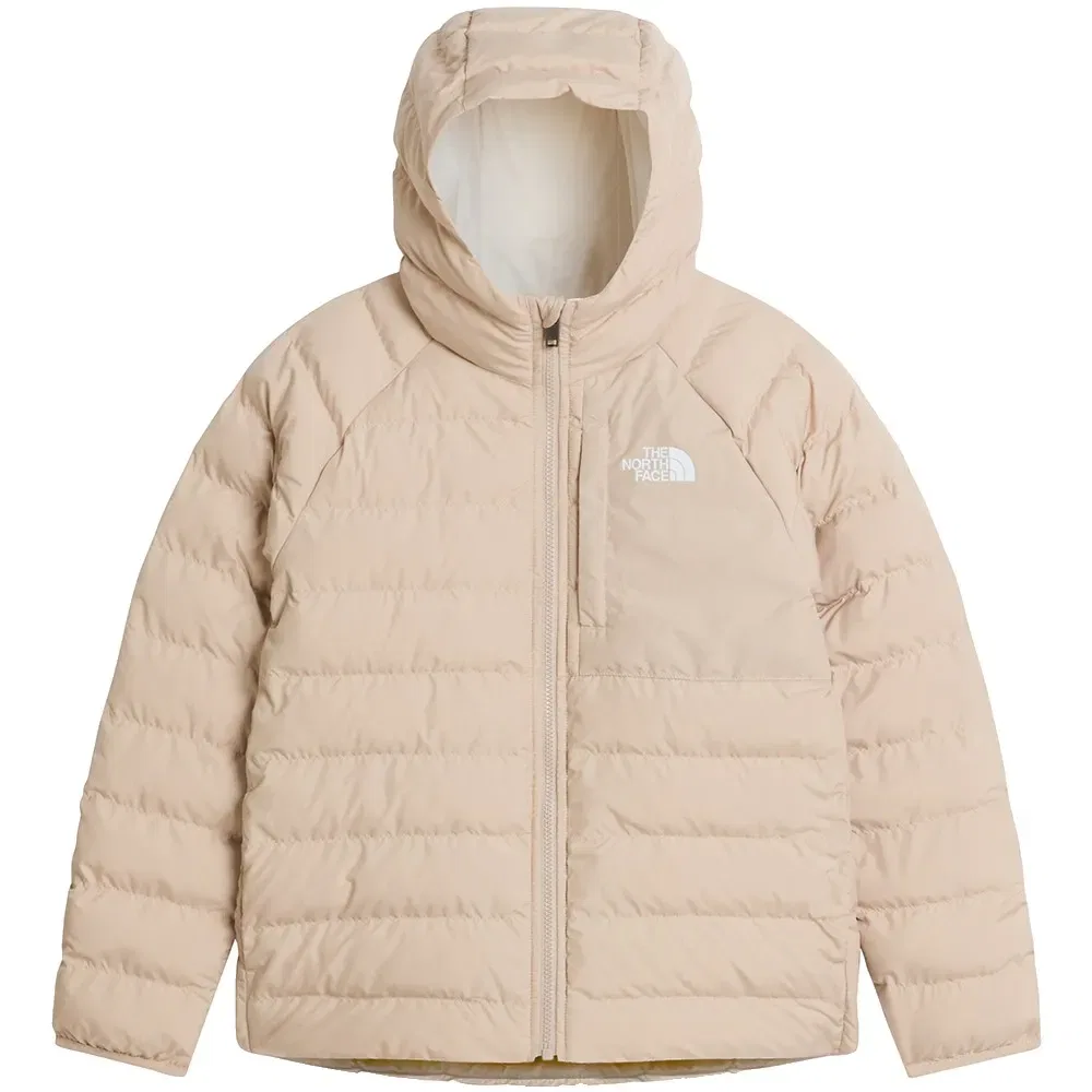 Детская куртка для девочек с принтом Reversible Perrito The north face, Beige — фото 4