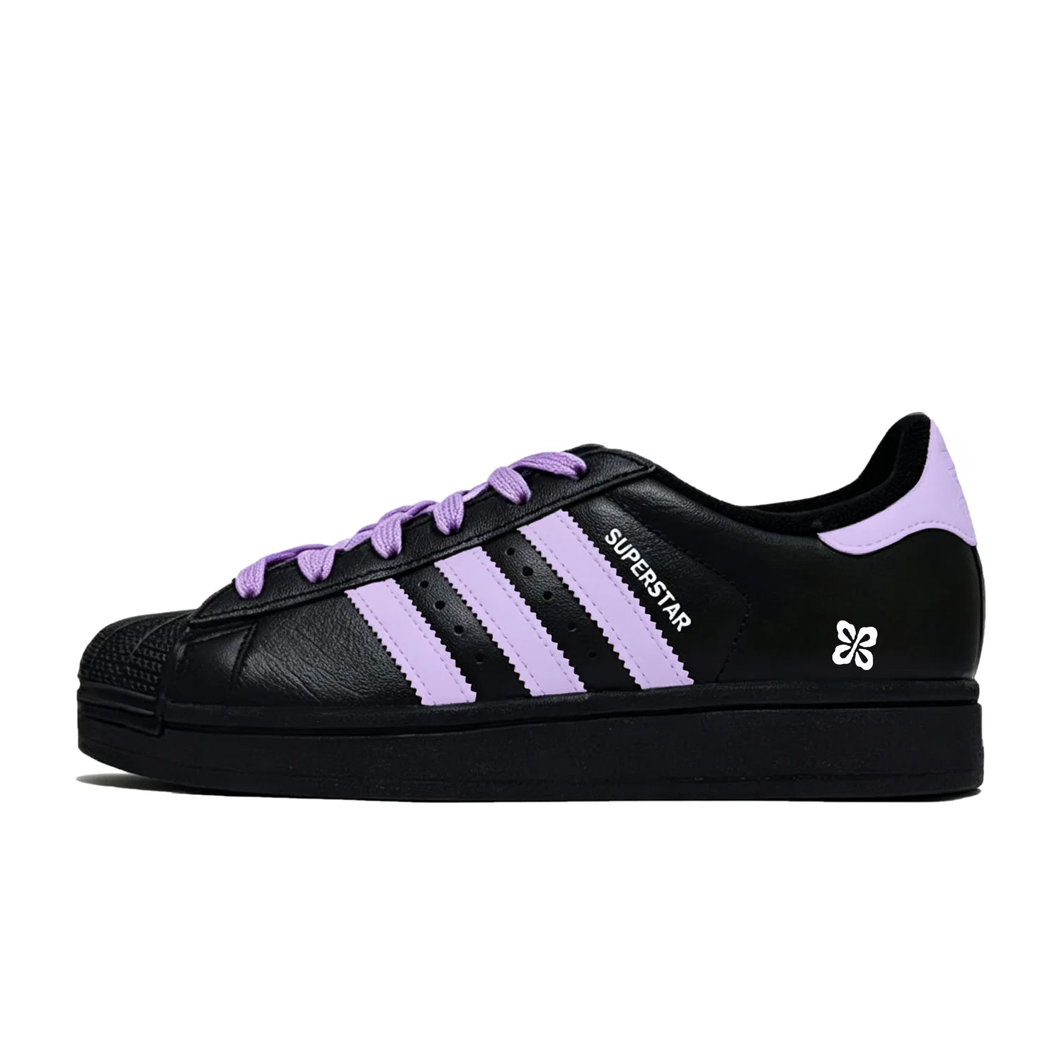 Детские кроссовки для скейтбординга с принтом Superstar 2, Adidas Originals, Purple