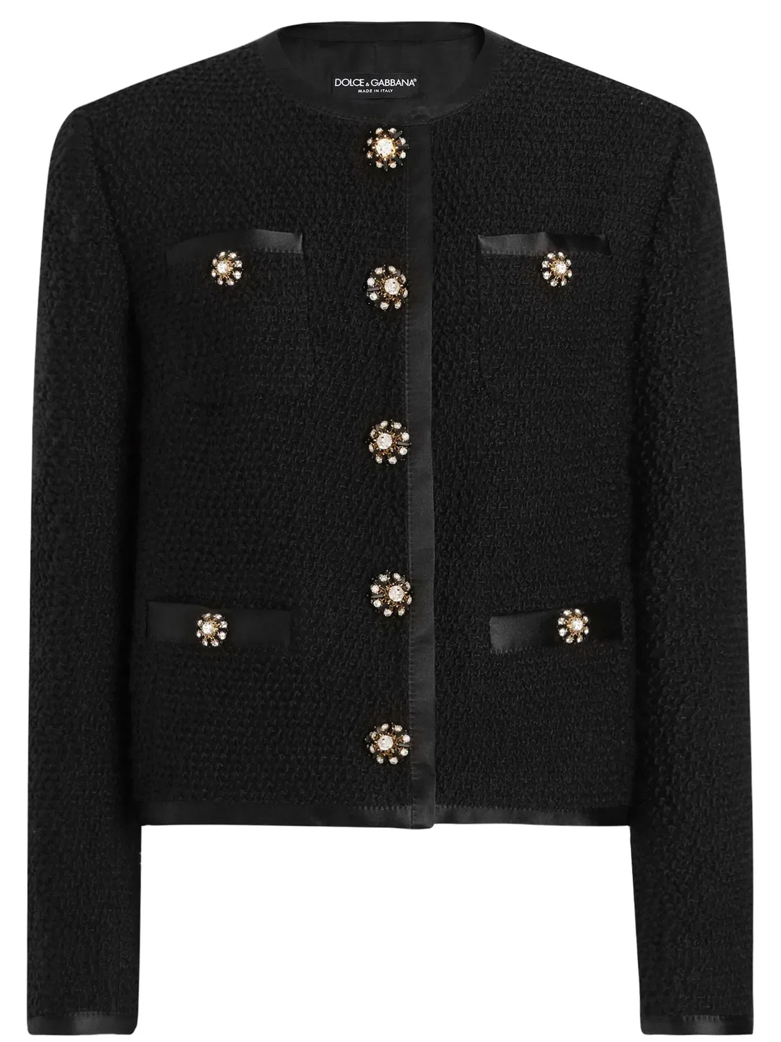 Вязаная куртка Dolce & Gabbana, черный
