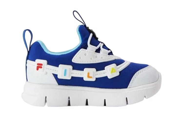 Детские кроссовки для малышей с круглым носком FILA KIDS, White Blue — фото 4