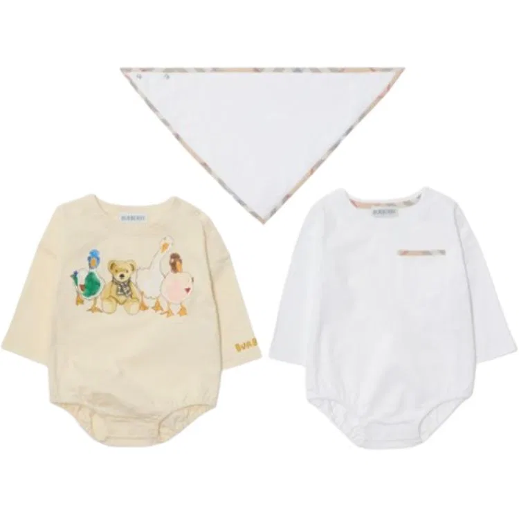 Комбинезон 3 Pack Yellow White, Burberry, Yellow White