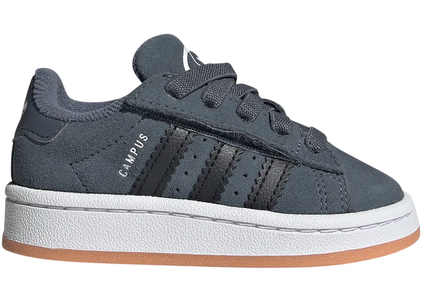 Детские кроссовки Lifestyle с удобной застежкой Adidas Campus 00s Comfort Closure, Onix Cloud White Gum