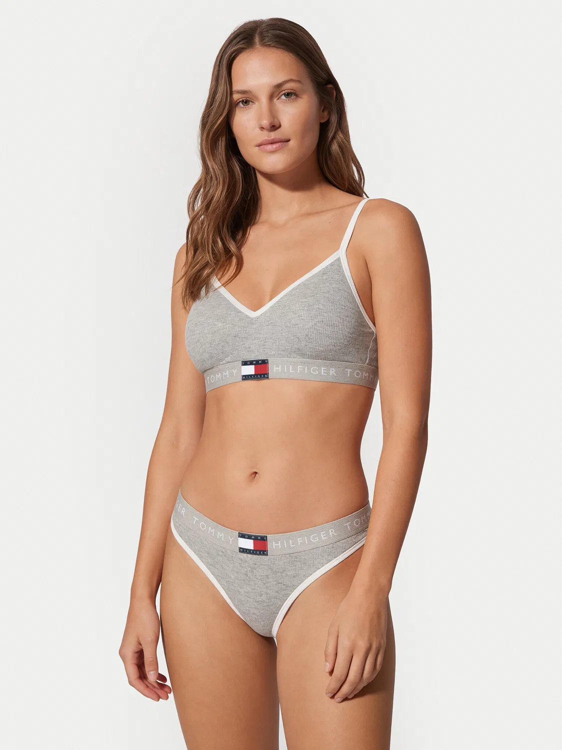 Женские стринги Tommy Hilfiger, светло-серый — фото 2