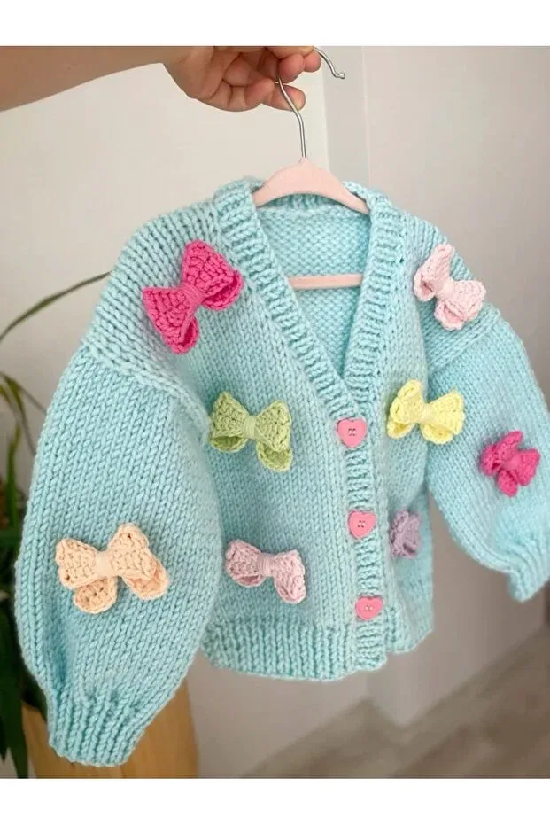 Детский кардиган с длинным рукавом Melonndesign, Blue