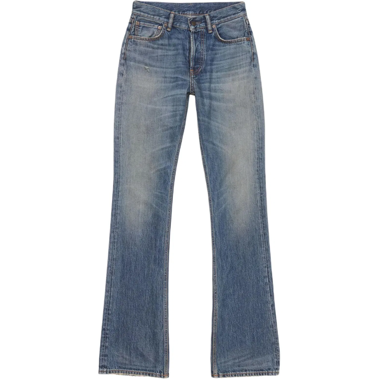 Женские джинсы прямого кроя Acne Studios, Medium Blue